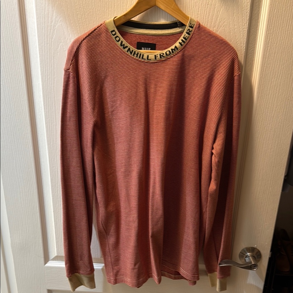 HUF Red Striped Sweater